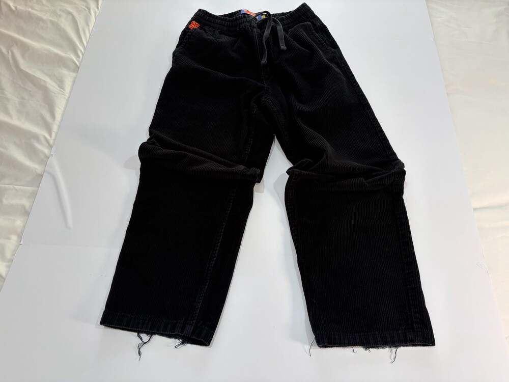 Empyre Black Corduroy Drawstring Skate Pants